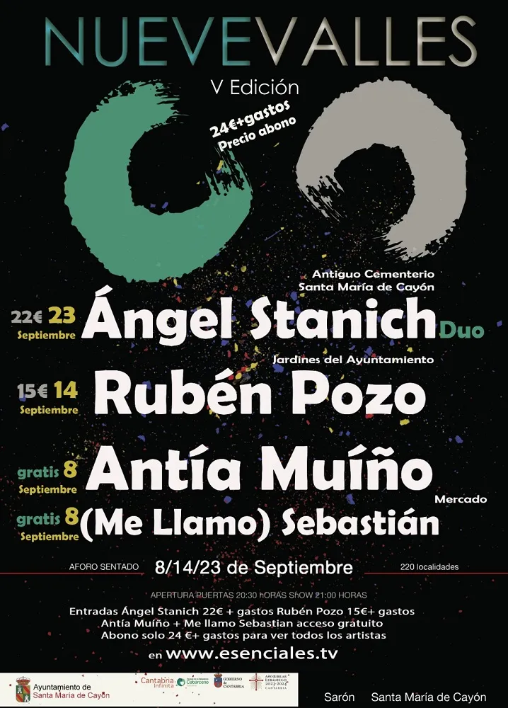  El Ayuntamiento de Santa Maria de Cayón, celebra la quinta edición del Festival Musical “Nueve Valles”