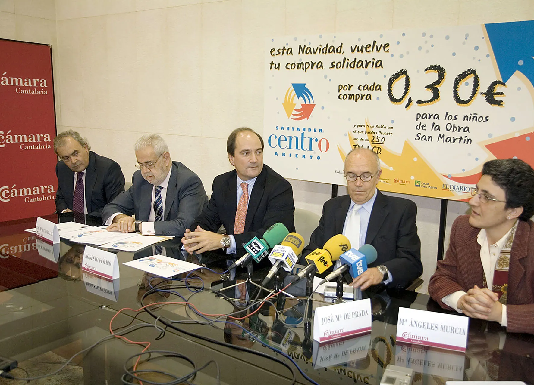 Los comerciantes del centro destinarán parte de la recaudación de Navidad a la Fundación Obra San Martín