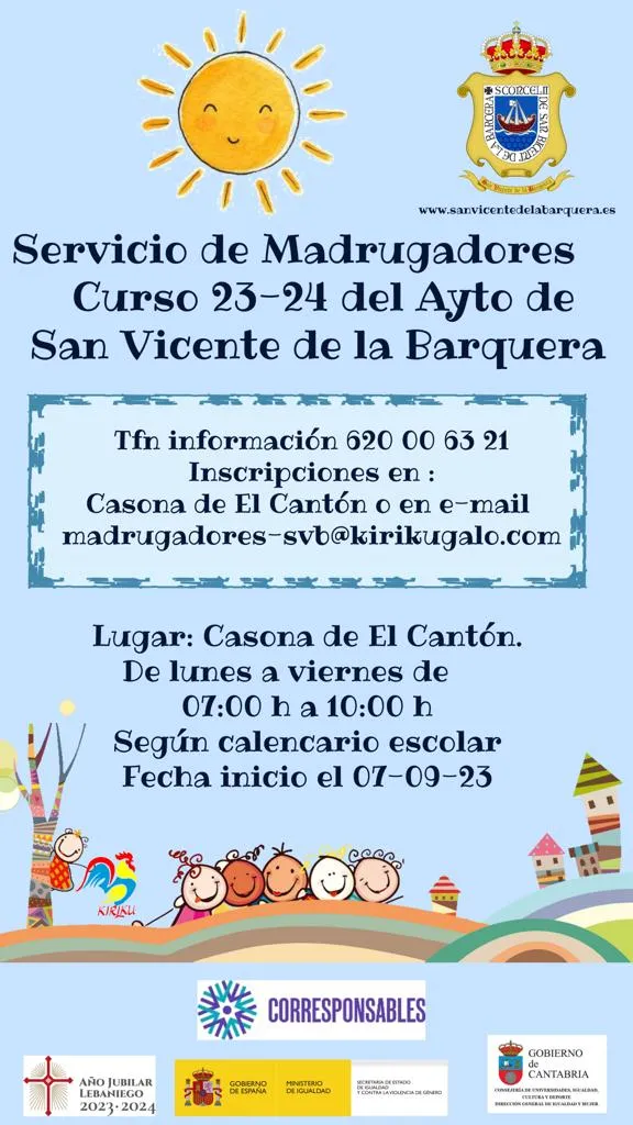  SERVICIO MADRUGADORES CURSO 23-24