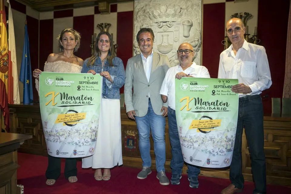  Camargo celebrará este fin de semana su décimo maratón solidario de balonmano con la participación de más de 400 deportistas