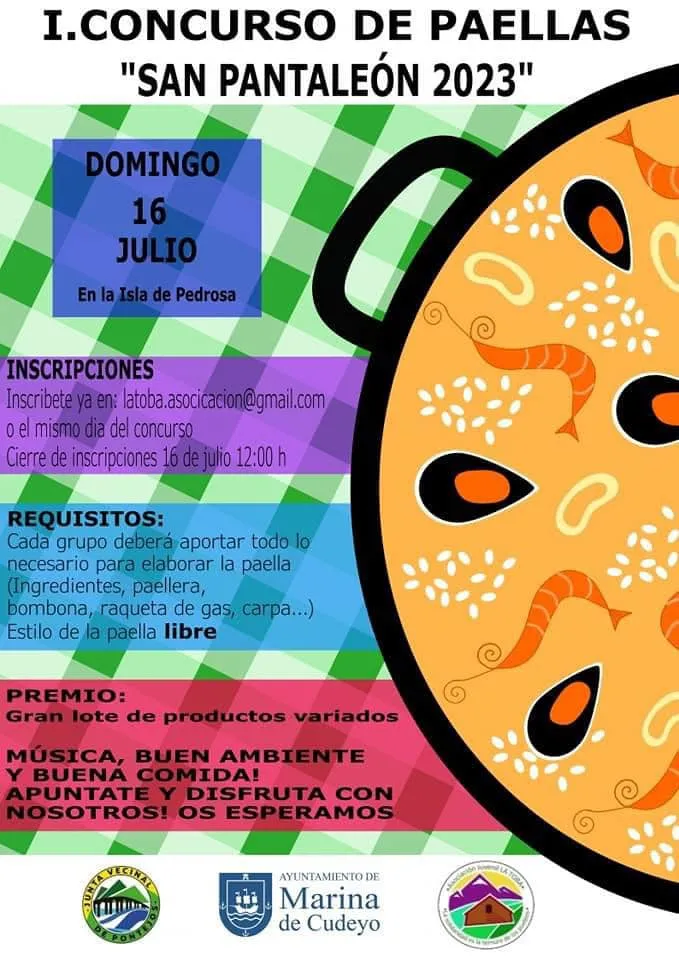  San Pantaleón 2023: I CONCURSO DE PAELLAS