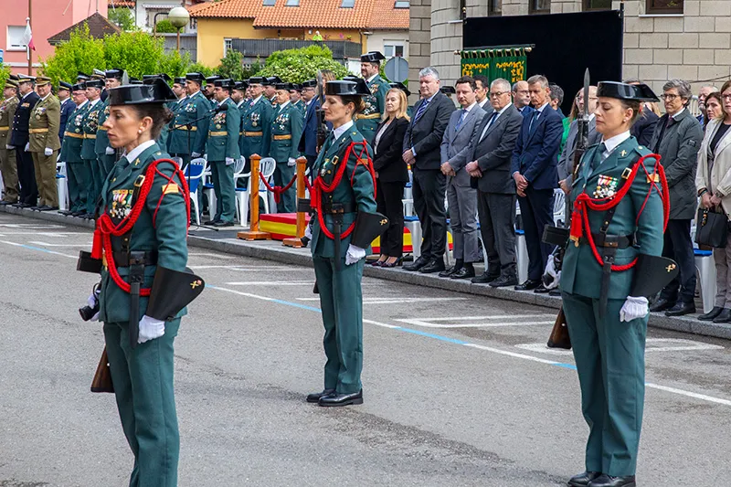  Luis Ángel Agüeros agradece la labor de la Guardia Civil en el 181 aniversario de su creación